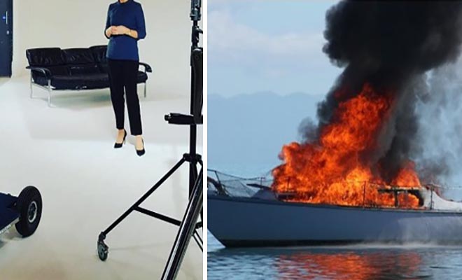 Τώρα: Πανικός για Πασίγνωστη Παρουσιάστρια στην Κέρκυρα. Το Σκάφος που Επέβαινε πήρε Φωτιά! Με Σοβαρά Εγκαύματα η 8χρονη Κόρη της