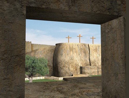 Πως ήταν ο Τάφος του Ιησού Χριστού και ο βράχος του Γολγοθά το 33 μ.Χ.