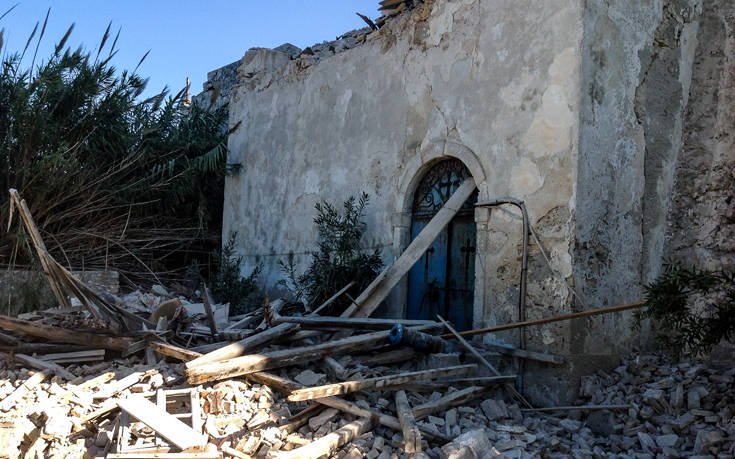 Προσωρινά ακατάλληλα μετά το σεισμό στη Ζάκυνθο 124 κτίρια