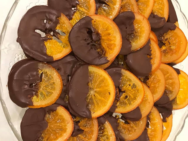 Πορτοκάλια καραμελωμένα με σοκολάτα!!!
