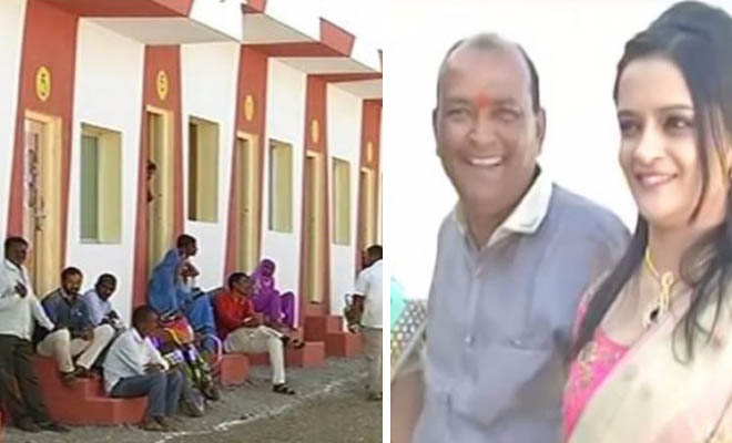 Πάμπλουτος Ινδός πάντρεψε την κόρη του και για να το γιορτάσει έχτισε 90 σπίτια για άστεγους