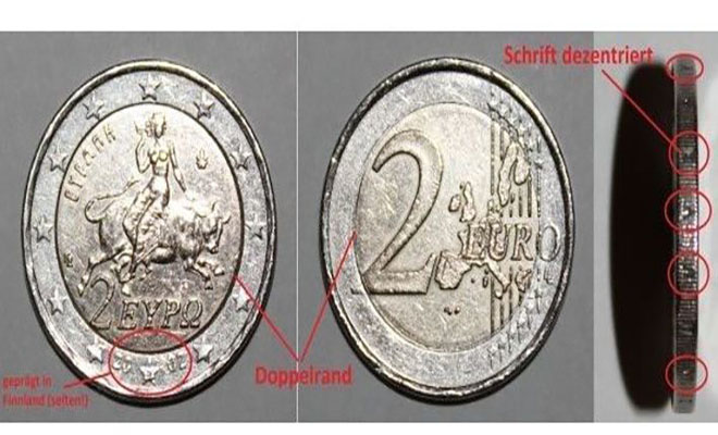 Γιατί αυτά τα ελληνικά κέρματα των 2 ευρώ μπορούν να πιάσουν και 80.000 ευρώ στο ebay [Εικόνες]