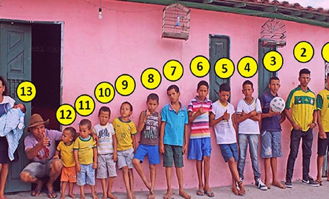 Ζευγάρι από τη Βραζιλία με 13 γιους λέει πως δεν θα σταματήσει να κάνει παιδιά μέχρι να αποκτήσει κόρη
