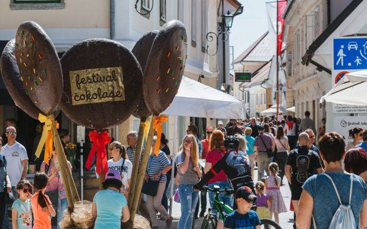 Η Σλοβενία φτιάχνει σοκολάτα βάρους 97 κιλών