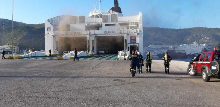 Από φορτηγό ξεκίνησε η πυρκαγιά στο πλοίο στην Ηγουμενίτσα