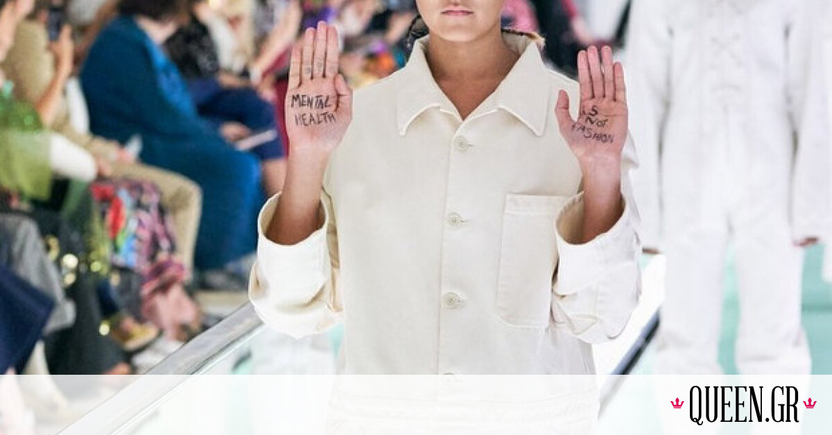 «Η ψυχική υγεία δεν είναι μόδα»: Ένα μοντέλο διαμαρτυρήθηκε πάνω στην πασαρέλα του Οίκου Gucci