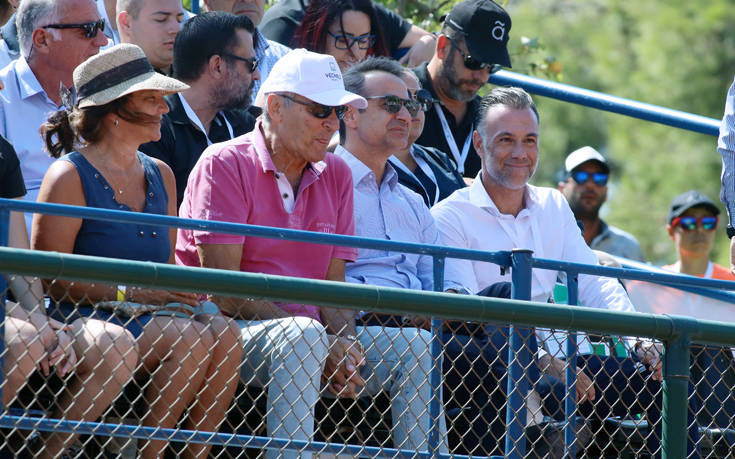 Το Davis Cup παρακολουθεί ο Κυριάκος Μητσοτάκης