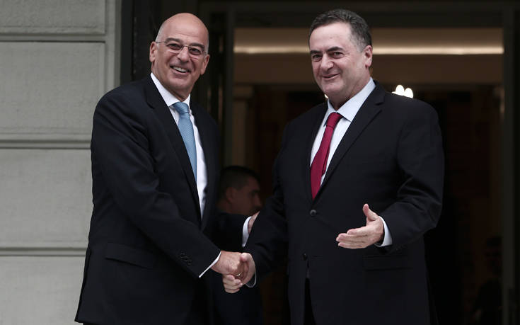 Ενέργεια και άμυνα στο επίκεντρο της συνάντησης των υπουργών Εξωτερικών Ελλάδας και Ισραήλ