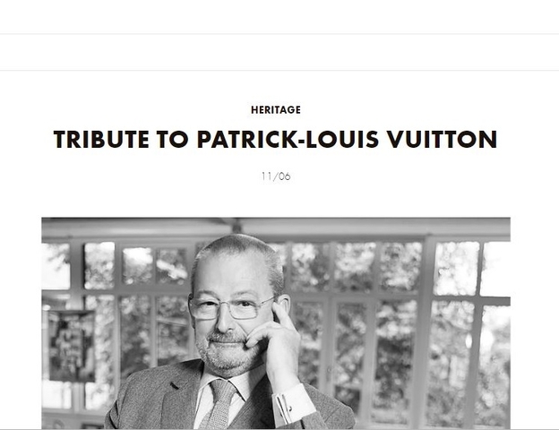Θρήνος στον κόσμο της μόδας για το θάνατο του Patrick-Louis Vuitton