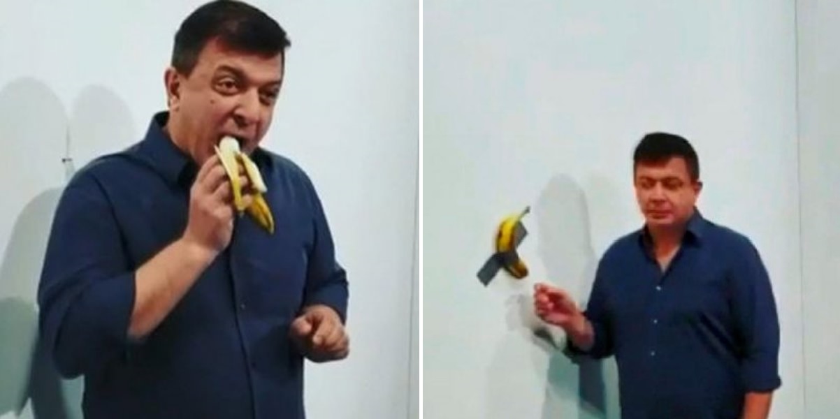 Έπος: Έφαγαν τη μπανάνα-έργο τέχνης αξίας 120.000 δολαρίων