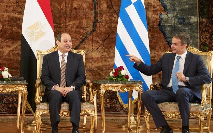 Τηλεφωνική επικοινωνία Μητσοτάκη με τον Αιγύπτιο πρόεδρο