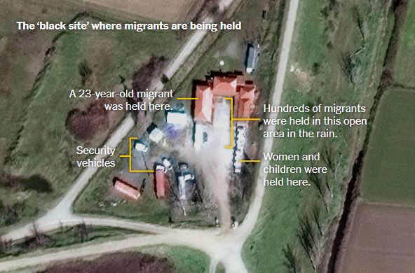 Οι New York Times κάνουν λόγο για μυστικό κέντρο κράτησης μεταναστών στην Ελλάδα (εικόνες)