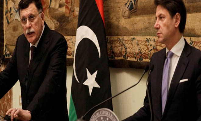 Ποιος Χαφτάρ; Ο Κόντε συζήτησε με τον Σάρατζ πως θα διασφαλίσουν τα κέρδη τους οι ιταλικές εταιρείες στην Λιβύη