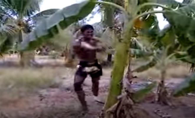 Δεν μπλέκεις μαζί του! Βίντεο από προπόνηση στο Muay Thai
