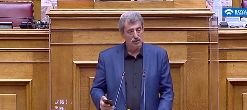 Απίστευτος Πολάκης έβαλε το κινητό του να παίζει Καζαντζίδη στο μικρόφωνο της Βουλής [βίντεο]