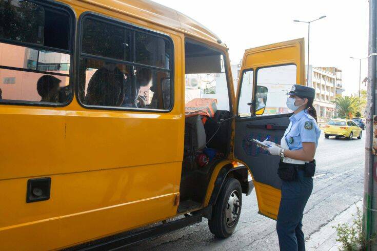 Εντατικοί έλεγχοι της τροχαίας σε σχολικά λεωφορεία – Βεβαιώθηκαν 78 παραβάσεις