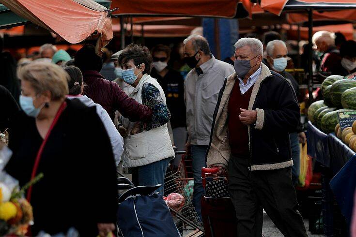 Lockdown: Πρόστιμο 18.000 ευρώ σε λαϊκή αγορά της Αθήνας