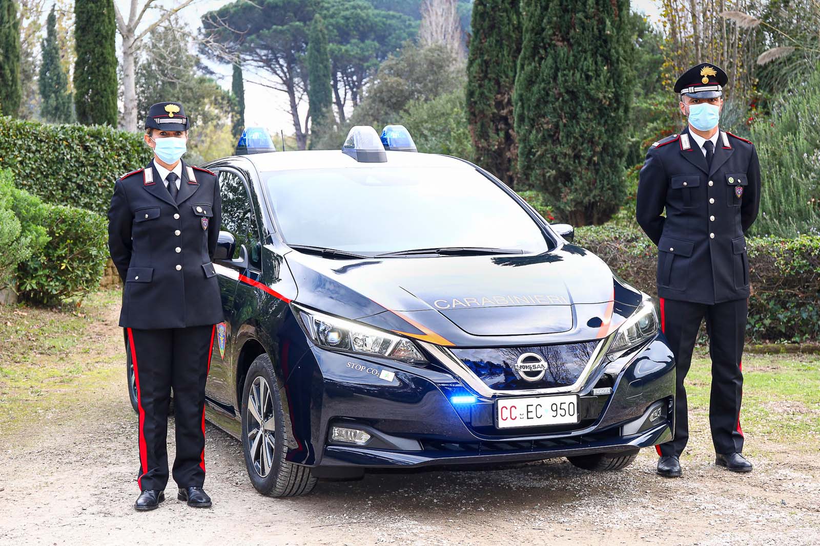 Με Nissan LEAF θα κυκλοφορούν οι Carabinieri στην Ιταλία