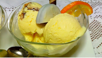 Παγωτό Πορτοκάλι βελούδινο αρωματικό !!!
