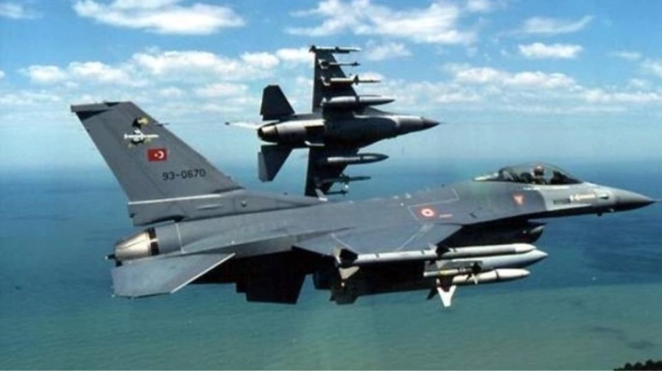 Νέες τουρκικές προκλήσεις: Δύο εμπλοκές από οπλισμένα μαχητικά F-16