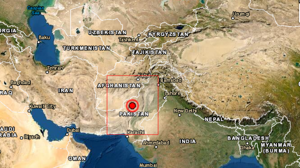 Ισχυρός σεισμός 5,8 Ρίχτερ στο Πακιστάν