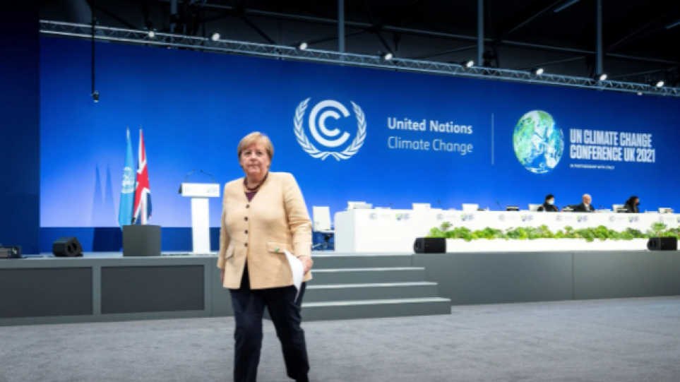 COP26: Υπέρ της τιμολόγησης των εκπομπών διοξειδίου του άνθρακα τάχθηκε η Μέρκελ στη σύνοδο για το κλίμα – Δείτε βίντεο