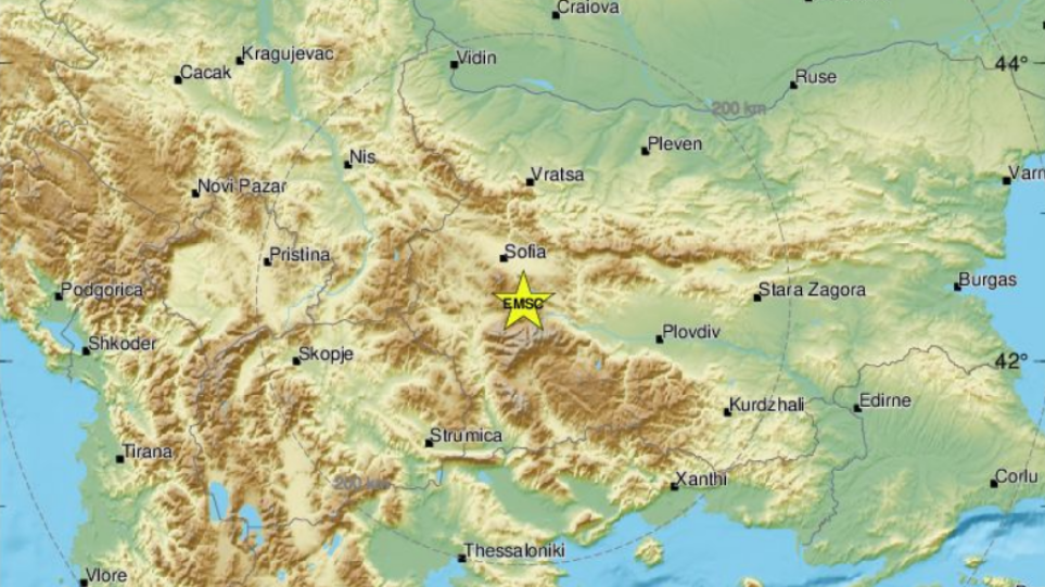 Σεισμός 3,6 Ρίχτερ στη Βουλγαρία
