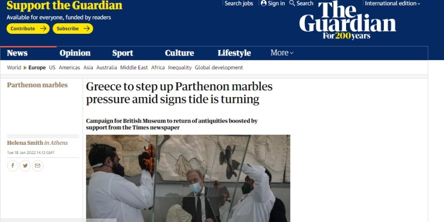 Γλυπτά του Παρθενώνα: Η βρετανική κοινή γνώμη μετατοπίζεται υπέρ της επιστροφής τους στην Ελλάδα, λέει ο Guardian