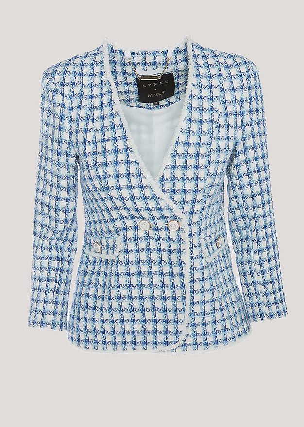 Η Μαρία Μπεκατώρου έβαλε το πιο chic σακάκι για το γραφείο (+10 ταρτάν blazers για να αντιγράψεις)