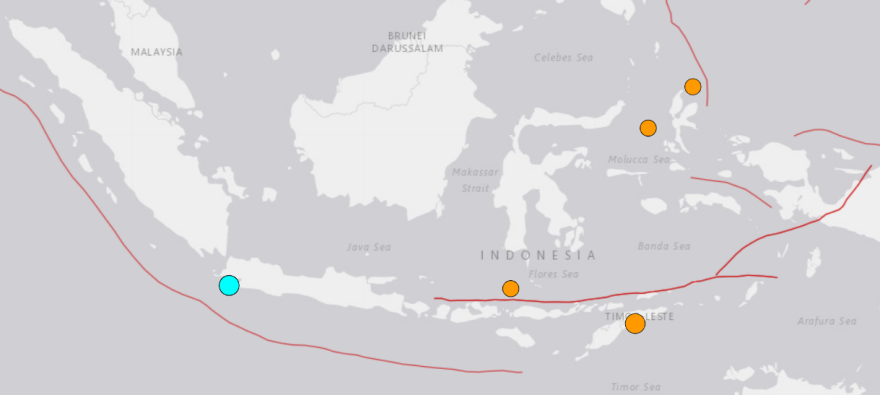 Σεισμός 5,2 Ρίχτερ στην Ιάβα της Ινδονησίας
