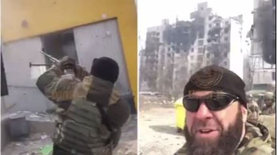 Ουκρανία: Τσετσένοι πυροβολούν κτίρια στη Μαριούπολη και φωνάζουν «Αλλάχου Ακμπάρ»