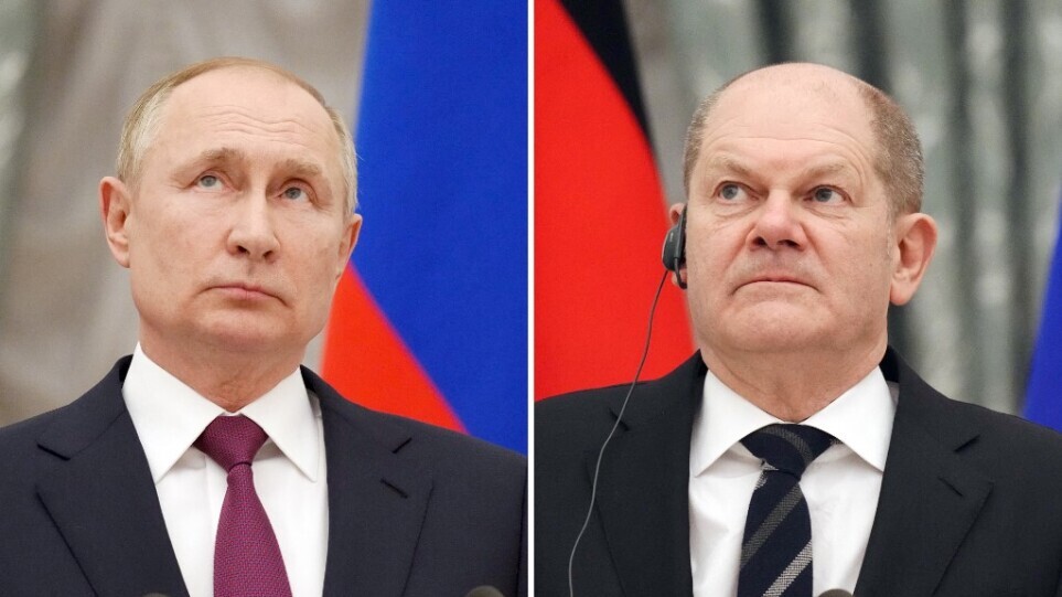 Πόλεμος στην Ουκρανία: Πούτιν και Σολτς μίλησαν τηλεφωνικά για τις διαπραγματεύσεις Μόσχας-Κιέβου