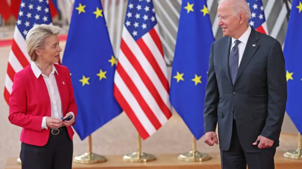 Ουκρανία – Σύνοδος Κορυφής ΕΕ: Ο Τζο Μπάιντεν συναντάται με την Ούρσουλα φον ντερ Λάιεν