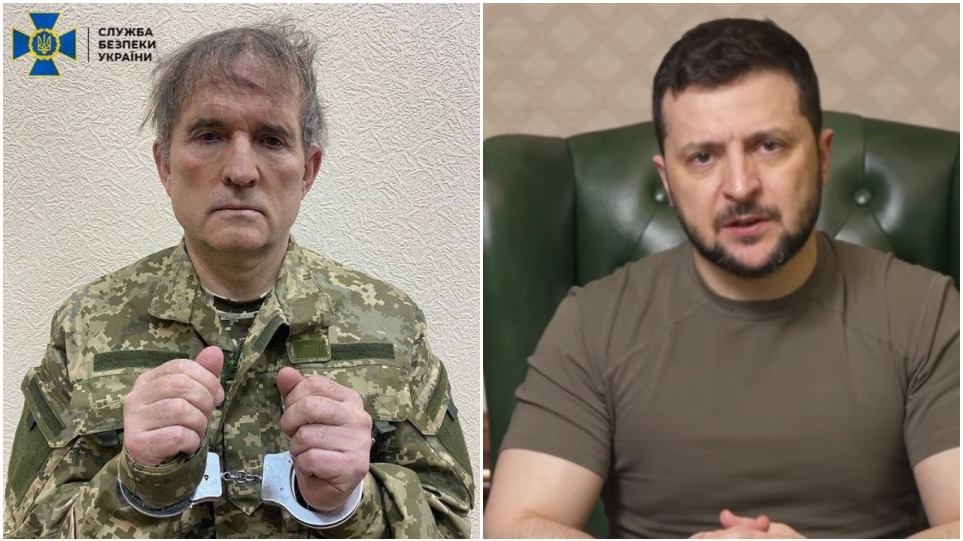 Πόλεμος στην Ουκρανία: Ο Ζελένσκι προτείνει ανταλλαγή του συλληφθέντα φιλορώσου πολιτικού με αιχμαλώτους