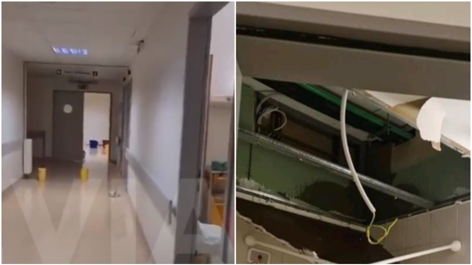 Εύβοια: Πλημμύρισε το Κέντρο Υγείας Ιστιαίας και έπεσε το ταβάνι – Δείτε βίντεο