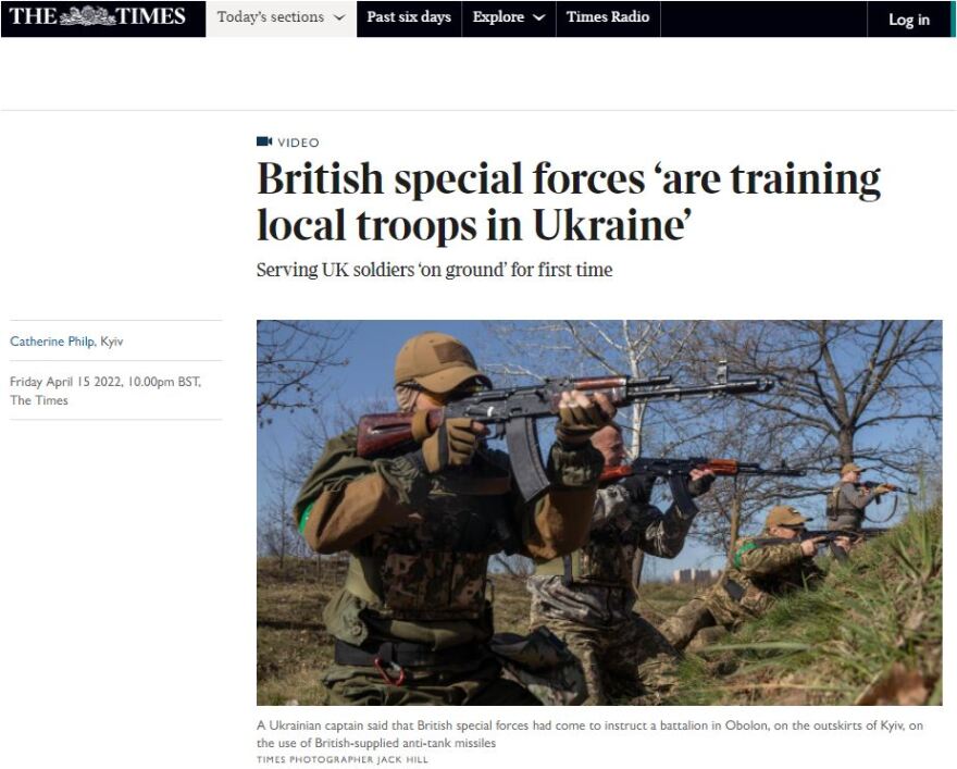 Times: Βρετανοί κομάντο εκπαιδεύουν νεοσύλλεκτους επί ουκρανικού εδάφους