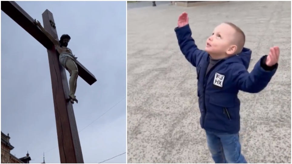 Πόλεμος στην Ουκρανία: Συγκλονίζει το βίντεο με ένα παιδάκι που προσεύχεται να σταματήσει ο πόλεμος