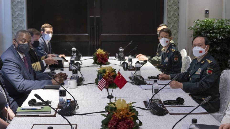 ΗΠΑ: Για το ζήτημα της Ταϊβάν μίλησαν στη συνάντησή τους οι υπουργοί Άμυνας ΗΠΑ και Κίνας