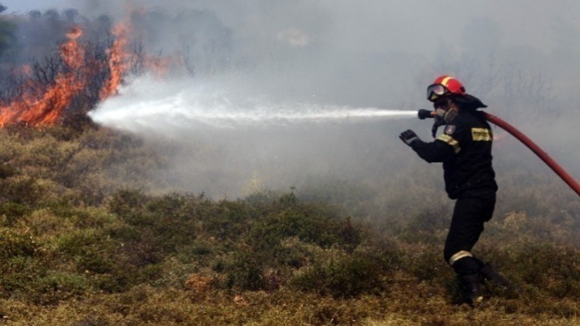 Προσήχθη 55χρονη για τη φωτιά στη Μάνδρα