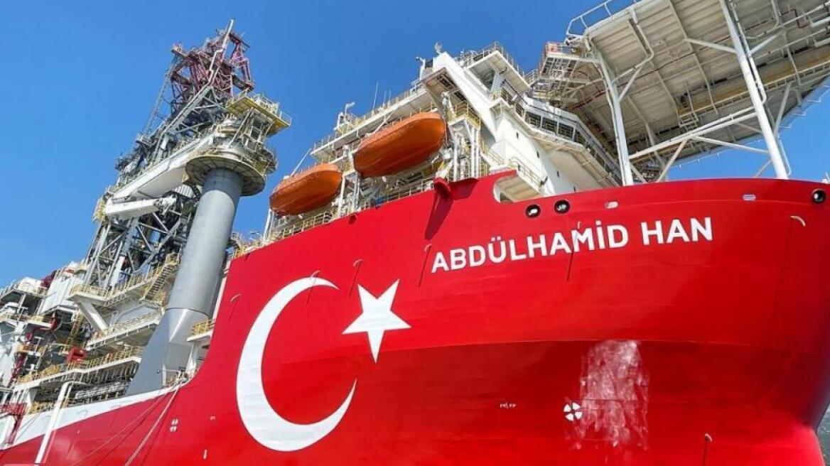 Η Άγκυρα βγάζει στη Μεσόγειο το γεωτρύπανο «Abdulhamid Han» στις 9 Αυγούστου