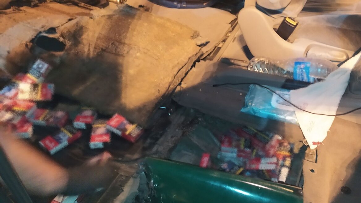 Ηγουμενίτσα: Οι ακτίνες Χ αποκάλυψαν κρύπτες με λαθραία τσιγάρα σε όχημα