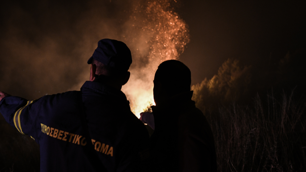Καλή εικόνα παρουσιάζει η φωτιά στην περιοχή Στάμνα στο Μεσολόγγι – Υπό μερικό έλεγχο η πυρκαγιά στην Ηλεία