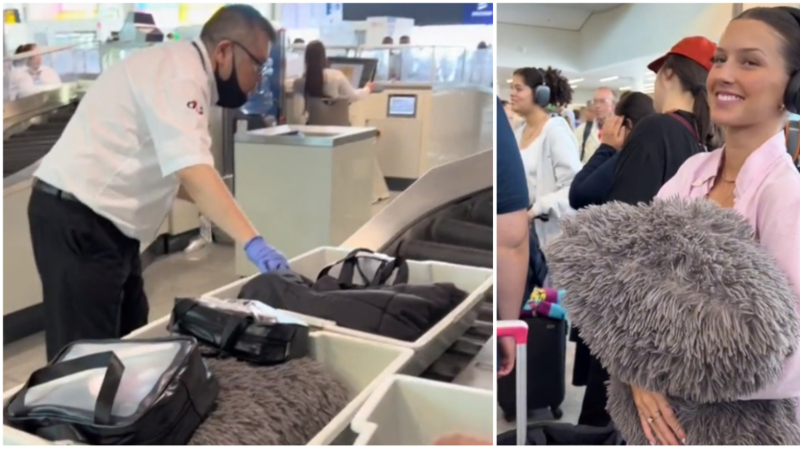 Γυναίκα γίνεται viral αποκαλύπτοντας την πατέντα για να αποφεύγεις το κόστος αποσκευών στα αεροδρόμια – Δείτε το βίντεο