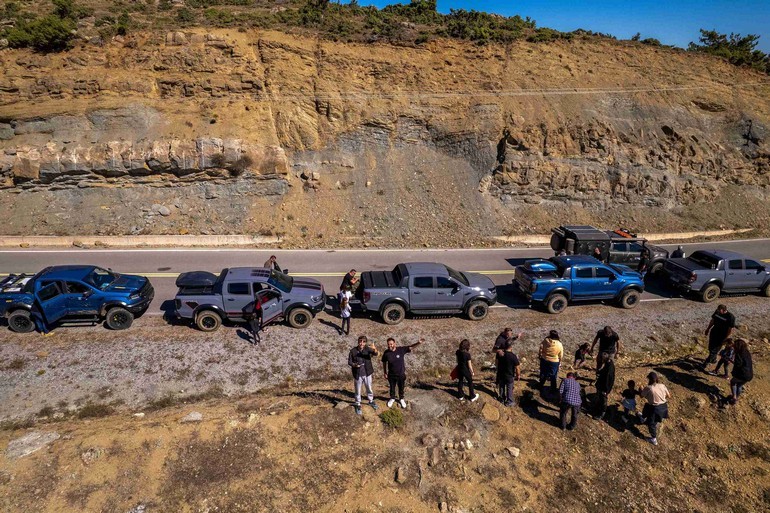 25 παντοδύναμα Ford Ranger Raptor «όργωσαν» τις βουνοπλαγιές της Πίνδου