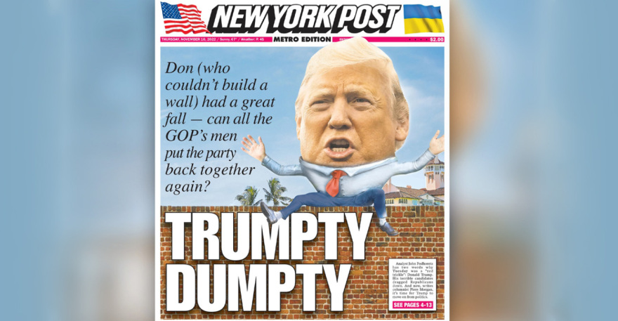 Ντόναλντ Τραμπ: Η New York Post του Μέρντοχ «τρολάρει» την υποψηφιότητά του