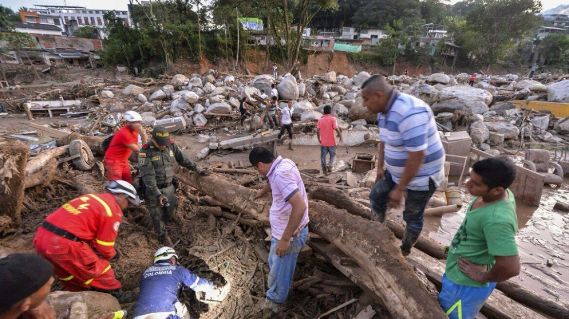 Κολομβία: Περισσότεροι από 270 οι νεκροί από τις πλημμύρες τον Νοέμβριο