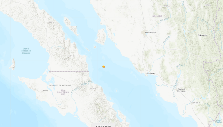 Σεισμός τώρα – Μεξικό: Ισχυρή δόνηση 6,2 Ρίχτερ στον Κόλπο της Καλιφόρνιας