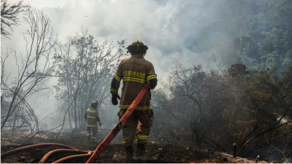 Στη Χιλή, μάχη με πυρκαγιές που απειλούν κατοικημένες περιοχές – Δείτε βίντεο