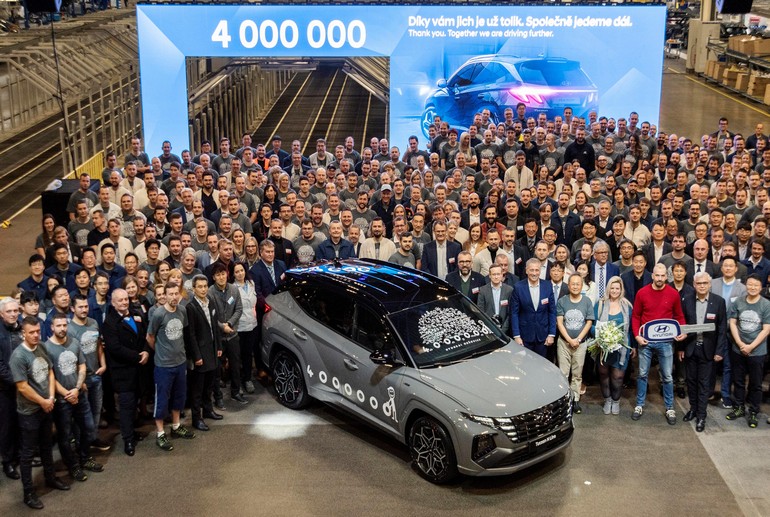 Μεγάλη γιορτή στο Hyundai Motor Manufacturing Czech για την παραγωγή 4.000.000 οχημάτων