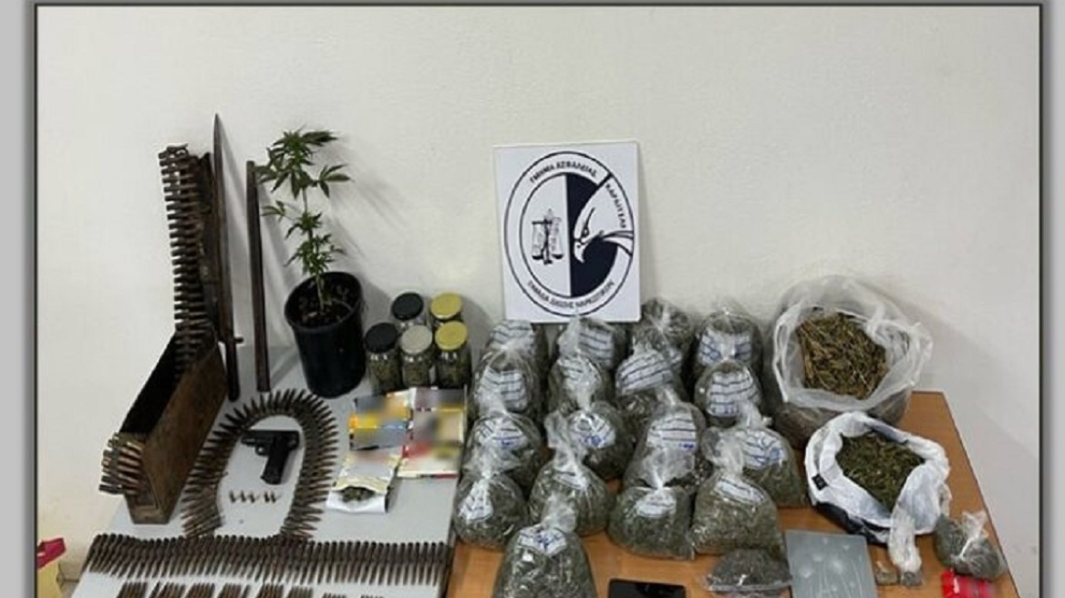 Καρδίτσα: Εντοπίστηκαν όπλα και μεγάλες ποσότητες ναρκωτικών σε σπίτι – Μία σύλληψη